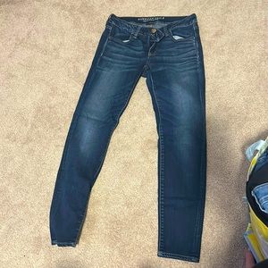 American Eagle super low rise jegging size 10